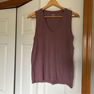 Madewell Whisper Cotton V-neck Tank